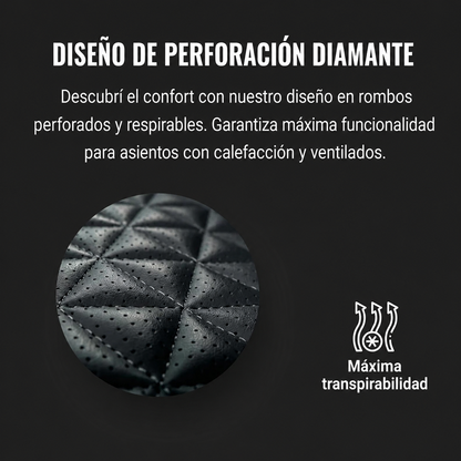 [TAMAÑO UNIVERSAL] Funda Protectora para Asientos de Auto + Set de Alfombras y Cubrevolante de Regalo